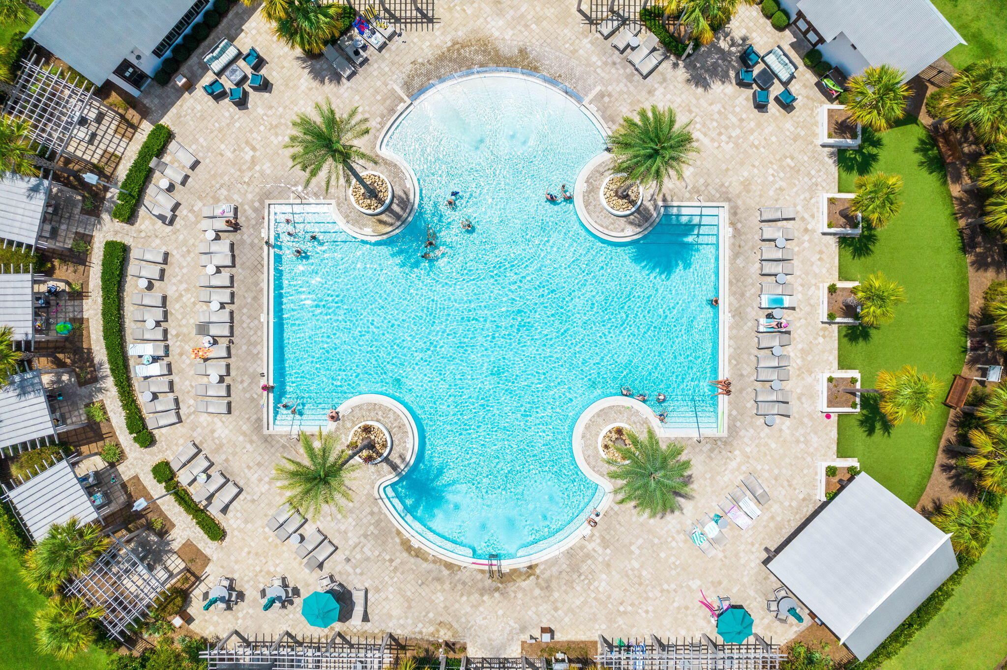 223 Milestone Dr Inlet Beach, Unit B Inlet Beach, FL 32461 - Photo 6 of 58 Pool Arial