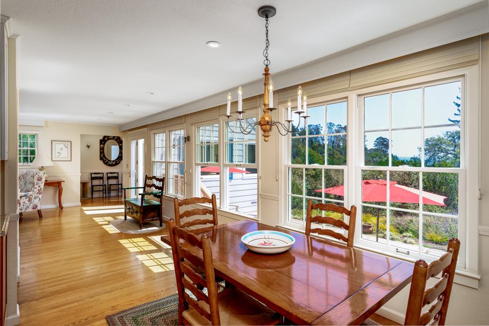 223 Nehf Lane Soquel, CA 95073 - Photo 13 of 34 a view of a dining room with furniture window and wooden floor