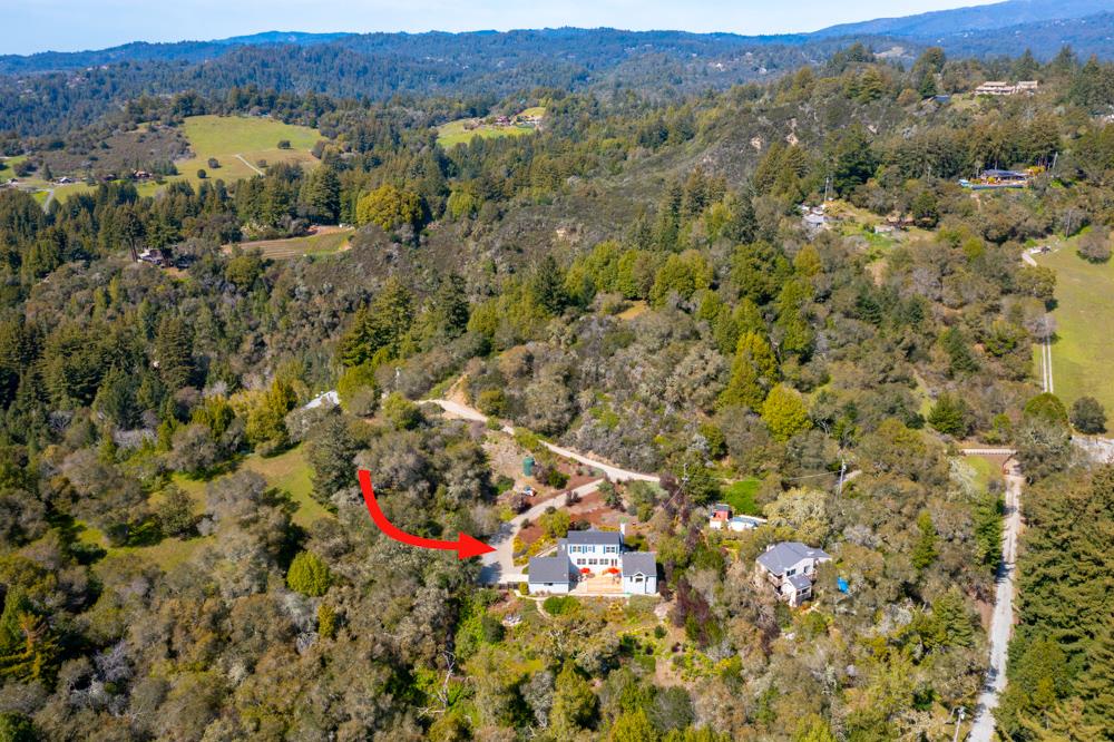 223 Nehf Lane Soquel, CA 95073 - Photo 31 of 34 a view of a lush green field with lots of bushes