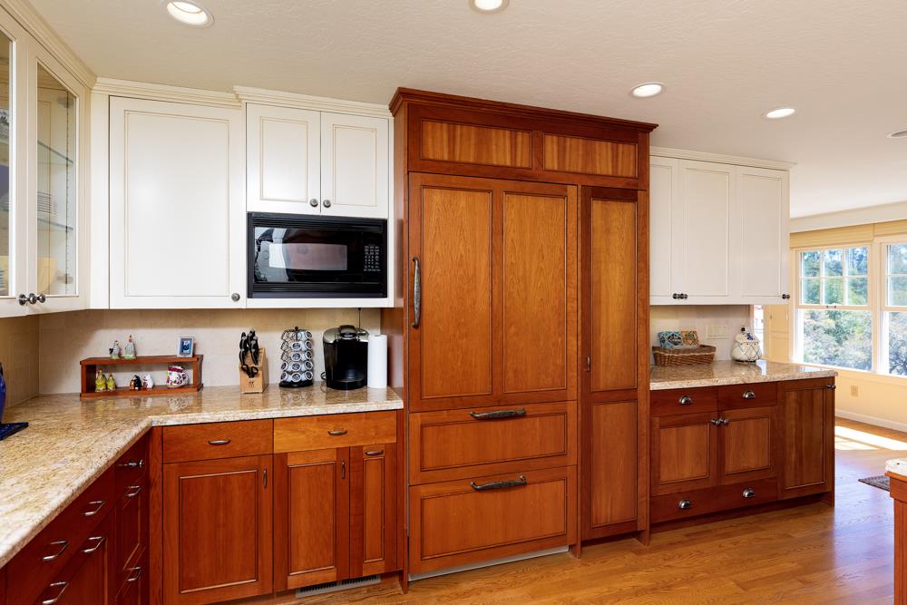 223 Nehf Lane Soquel, CA 95073 - Photo 9 of 34 a kitchen with stainless steel appliances granite countertop a refrigerator and a sink
