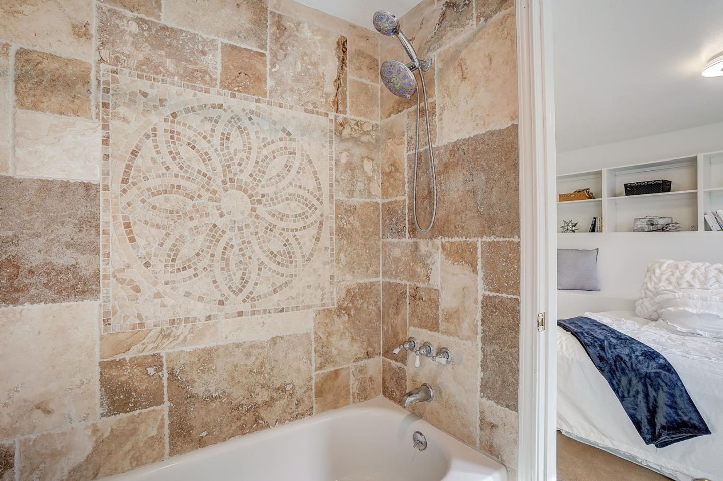 274 Hillside Drive Pacifica, CA 94044 - Photo 28 of 56 a bathroom with a bathtub and shower