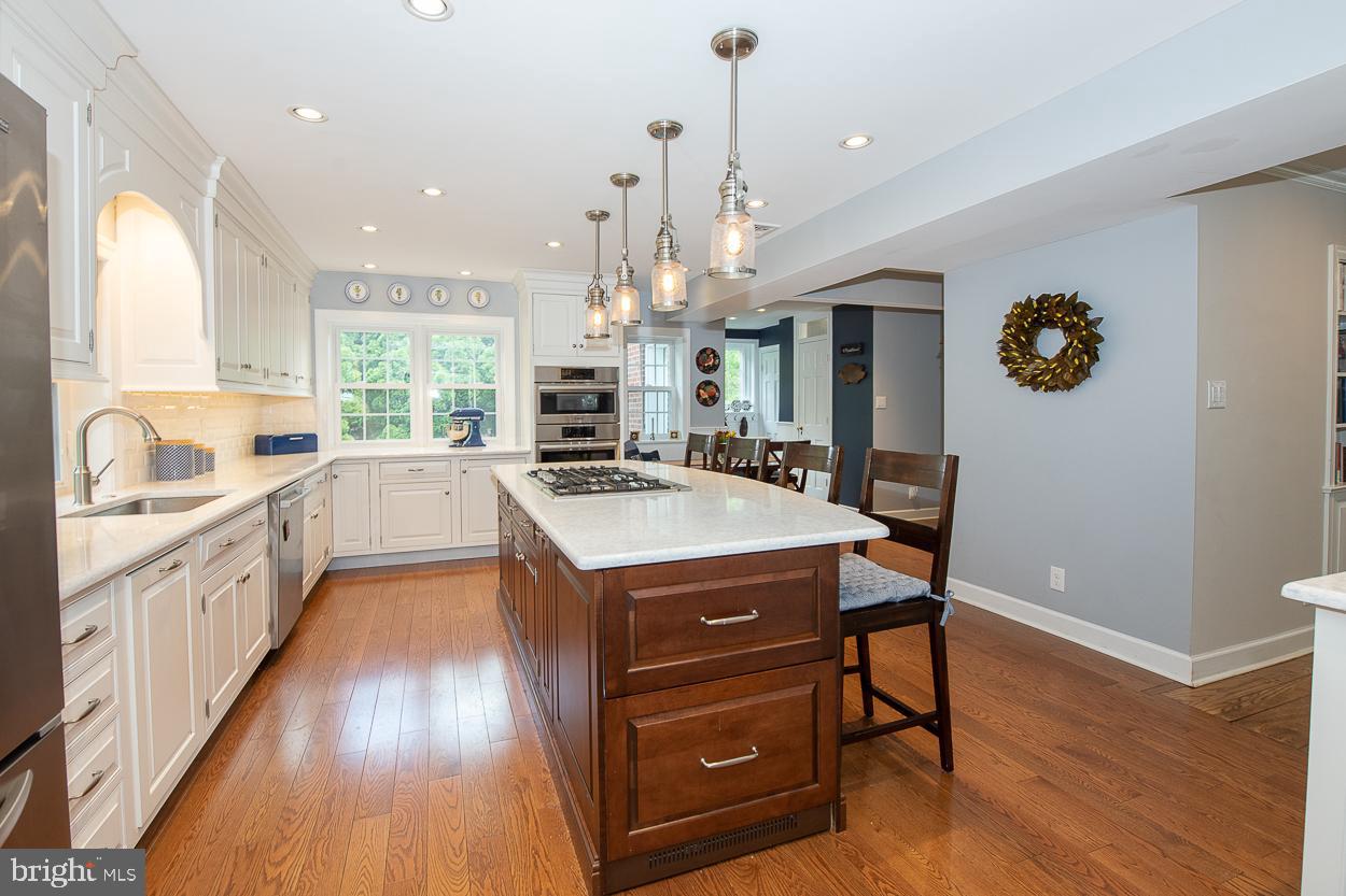 5 Chestnut Lane Wayne, PA 19087 - Photo 11 of 29 Renovated Kitchen with Medallion Platinum Cabinets