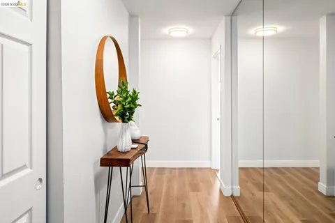 a view of a balcony with furniture