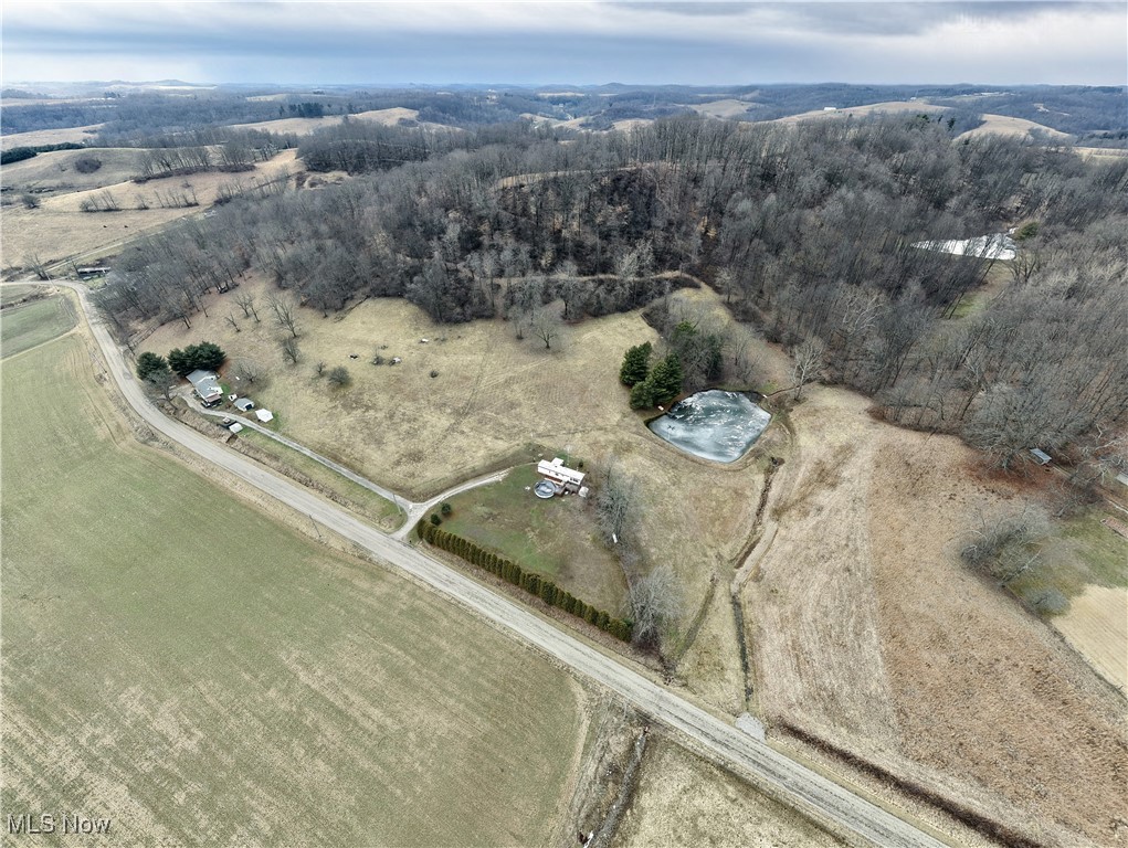 Frys Valley Road Southwest Port Washington, OH 43837 - Photo 3 of 14 Drone / aerial view featuring a rural view