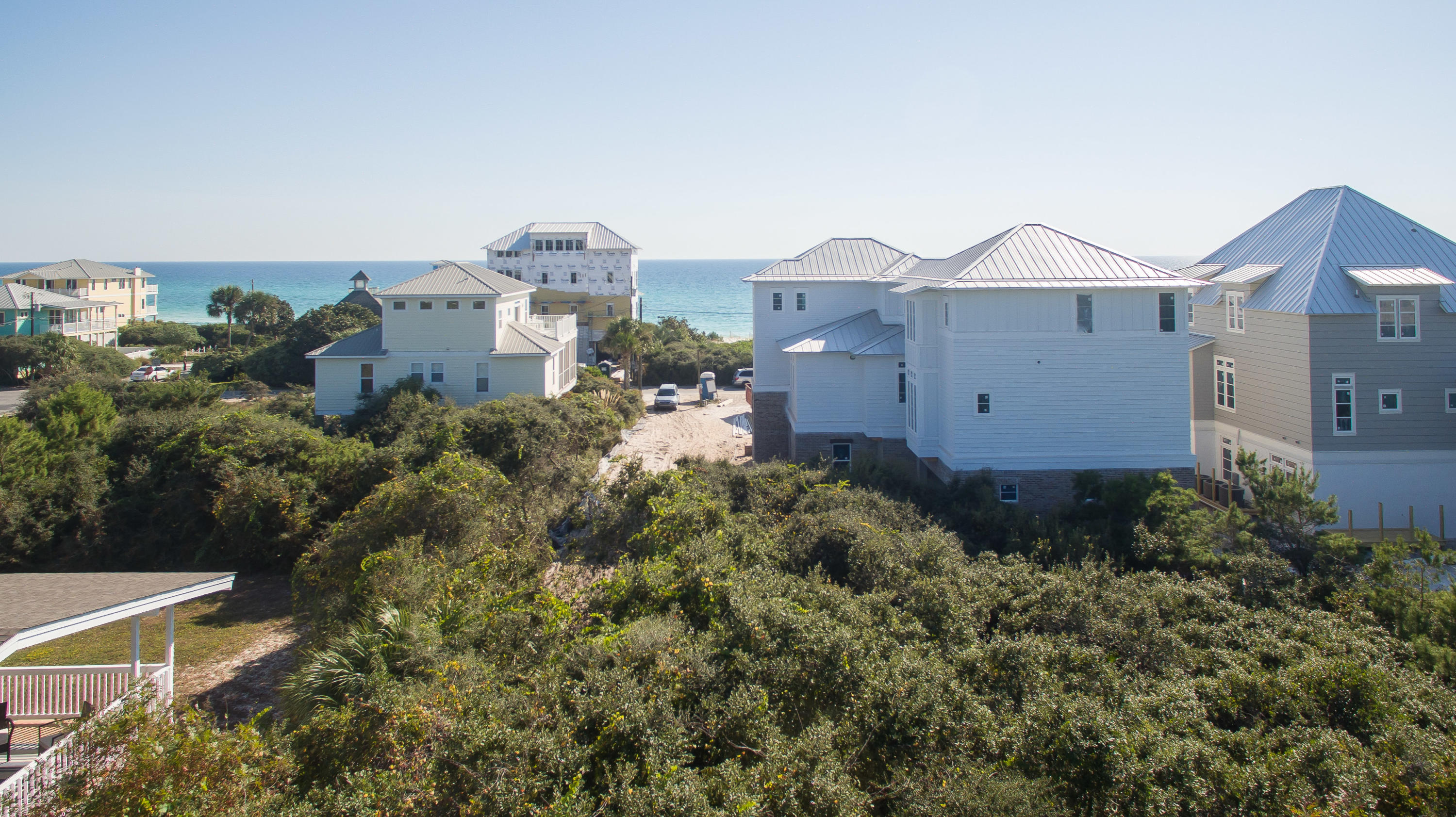 Lot 136 Pompano St Inlet Beach Inlet Beach, FL 32461 - Photo 10 of 17 an aerial view of a house