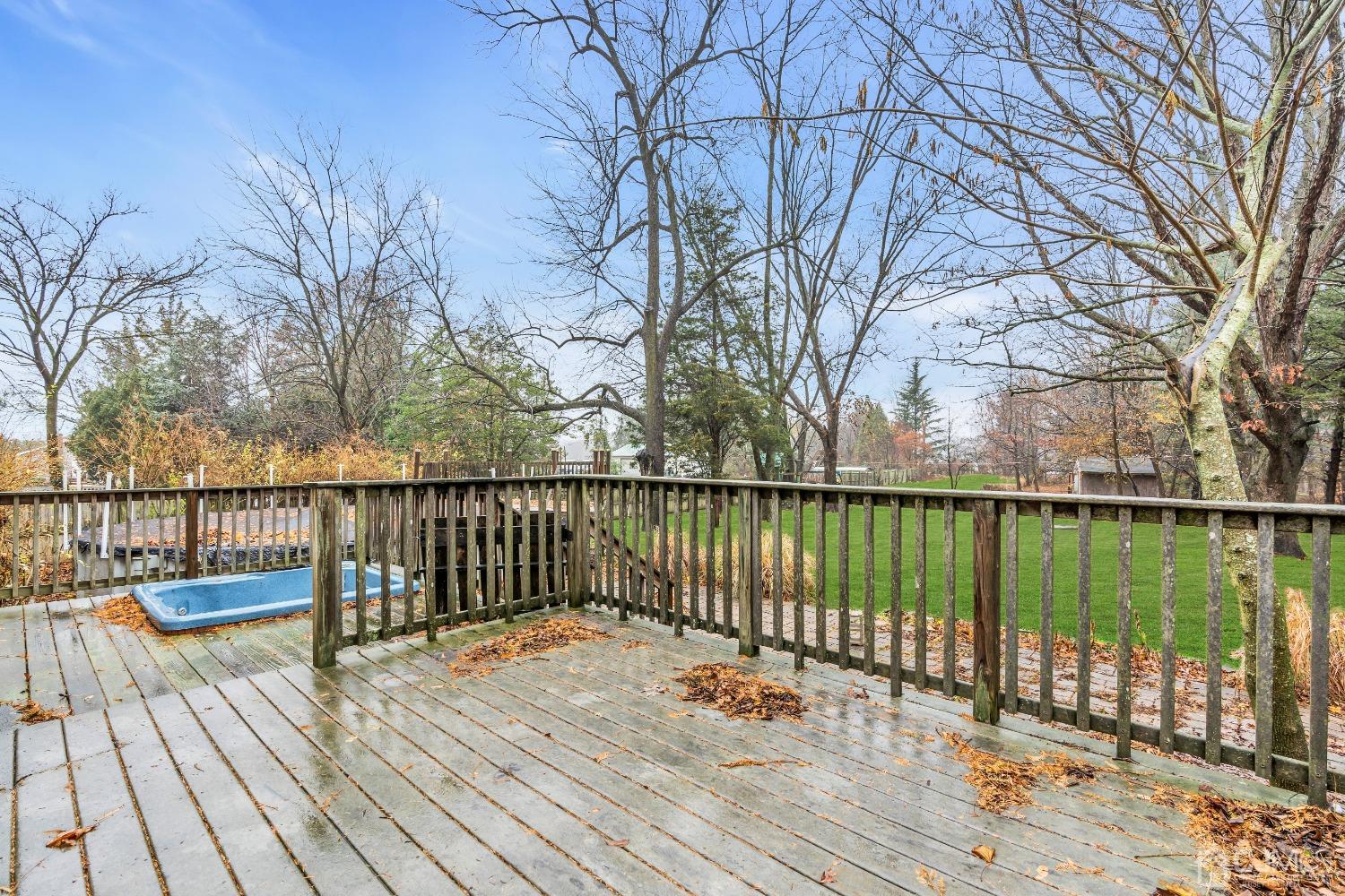 231 Station Road Monroe Township, NJ 08831 - Photo 31 of 36 a view of wooden deck with a lake view