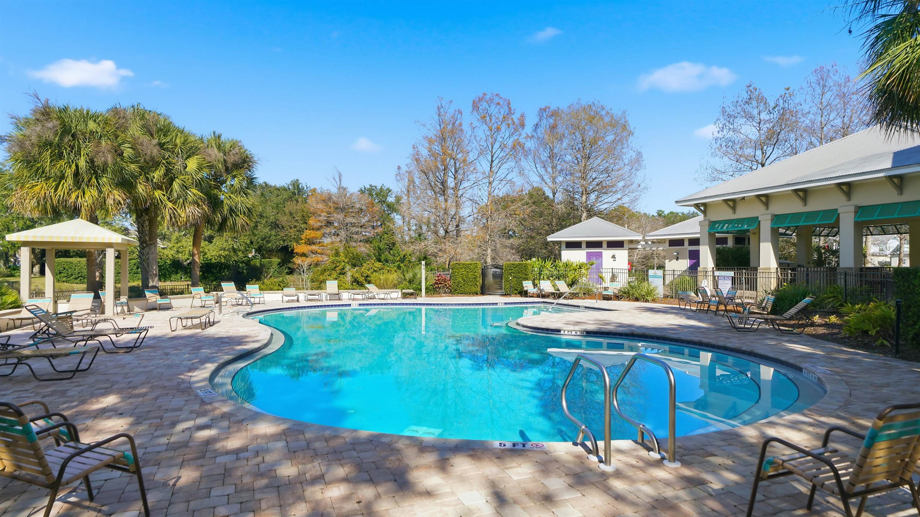 1121 Overdale Road St. Augustine, FL 32080 - Photo 59 of 65 a view of a swimming pool with outdoor seating