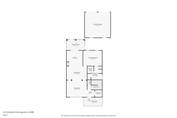 $625,000 | 1121 Overdale Road, St. Augustine, FL 32080