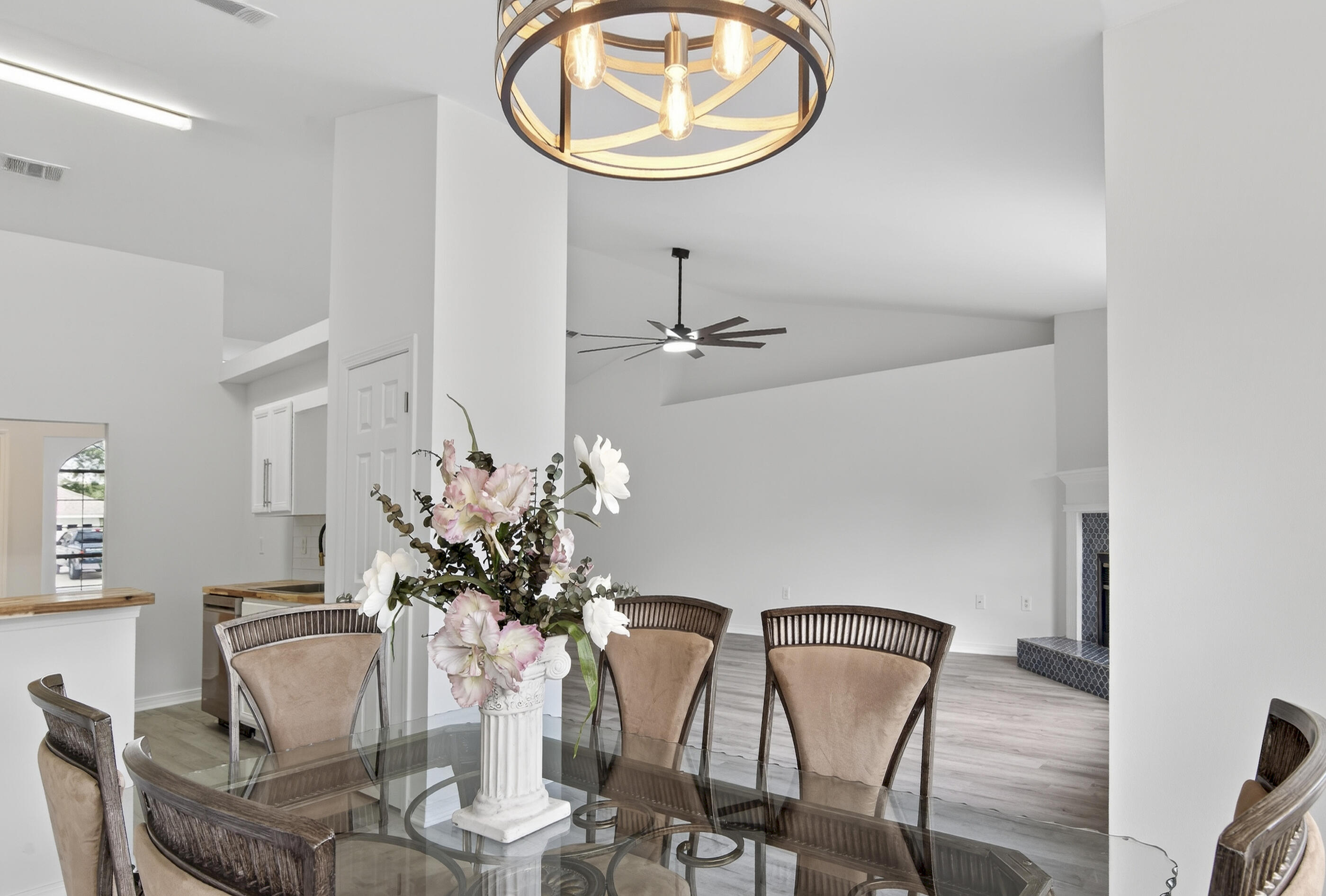 151 Beacon Way Miramar Beach, FL 32550 - Photo 7 of 42 a dining room with furniture and a chandelier