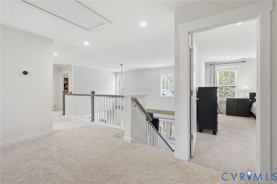 605 Carldan Road Richmond, VA 23227 - Photo 14 of 38 workspace with wooden floor and windows
