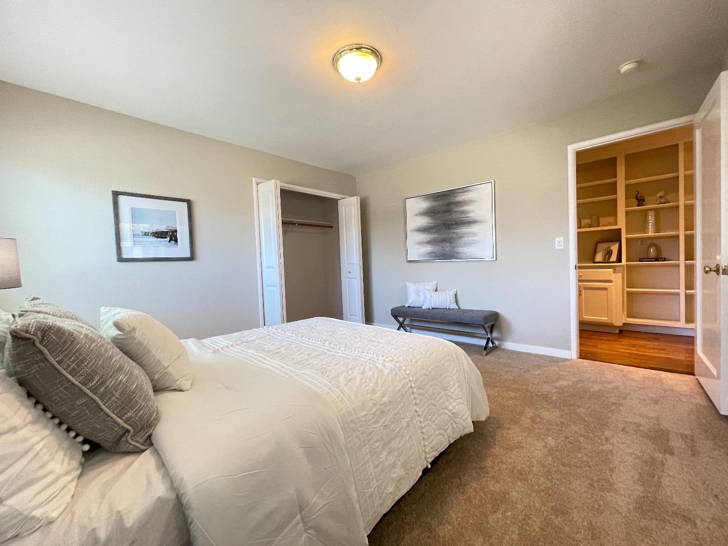 2516 Bailey Avenue San Jose, CA 95128 - Photo 32 of 54 a bedroom with a bed and a window