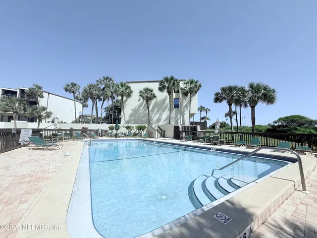 swimming pool view with a outdoor space