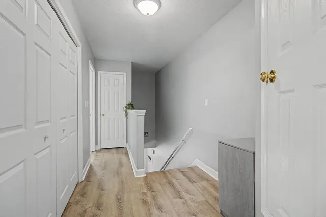 wooden floor in an empty room