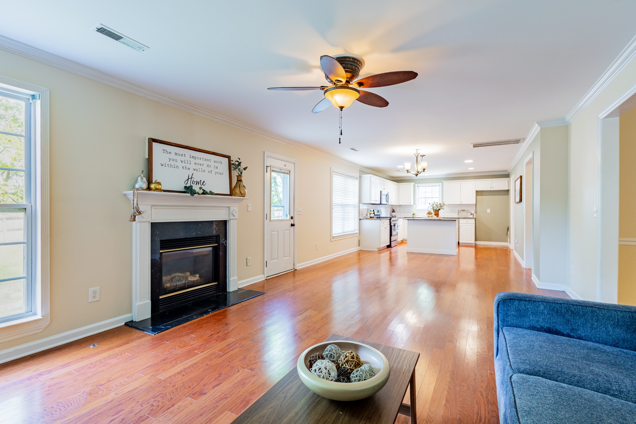 2236 Hayward Lane Spring Hill, TN 37174 - Photo 14 of 59 a view of a livingroom with a fireplace and cabinet