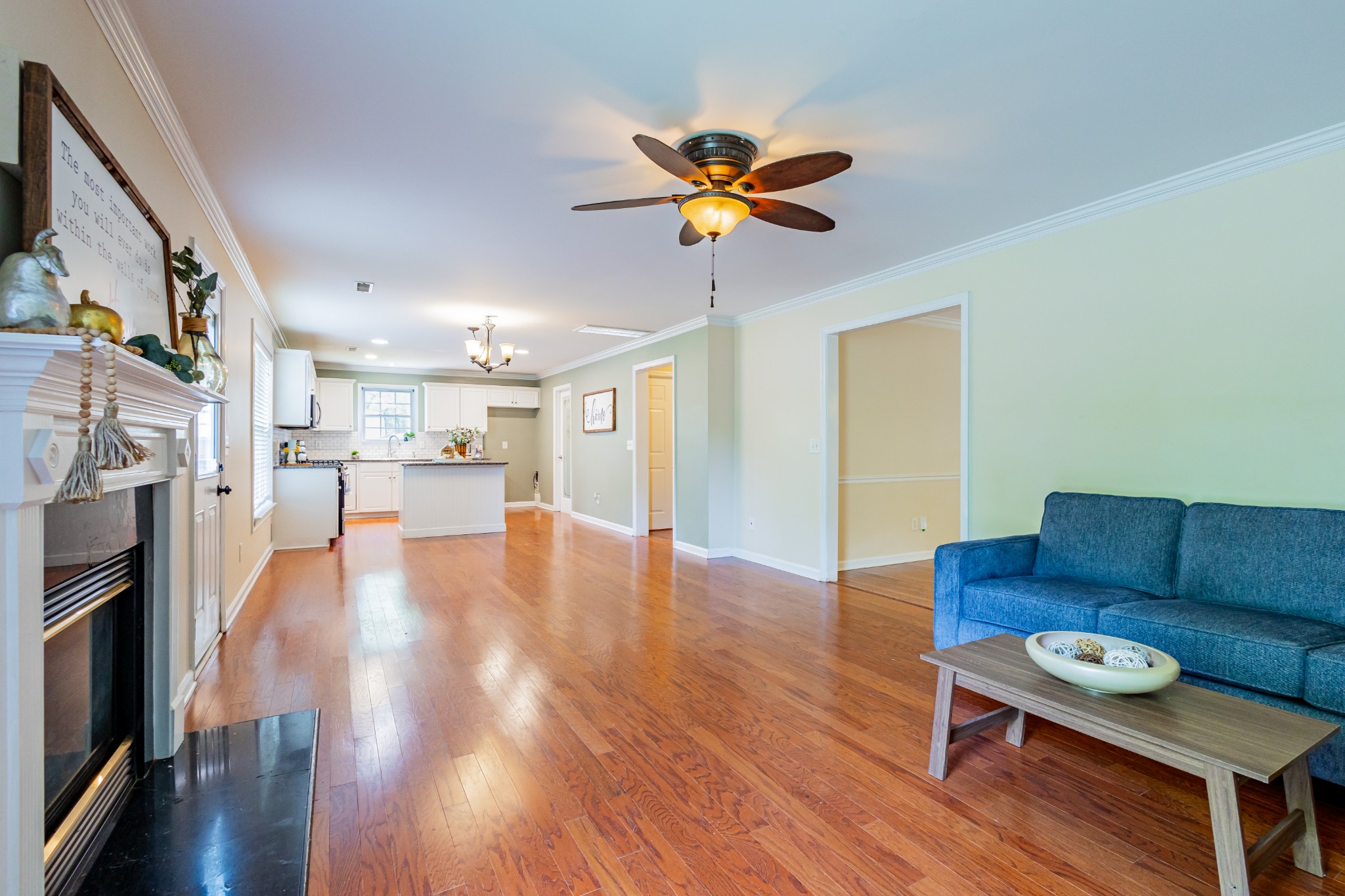2236 Hayward Lane Spring Hill, TN 37174 - Photo 15 of 59 a living room with furniture and a fireplace