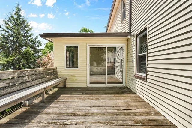 a view of a pathway besides a house