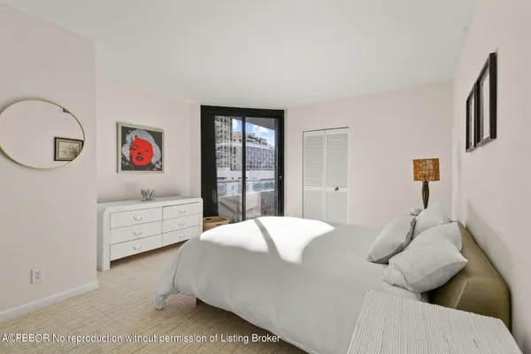 a view of a city from a balcony