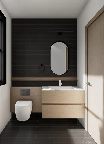 a view of a backyard with a garden