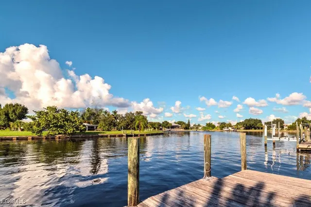 a view of a balcony with an ocean view