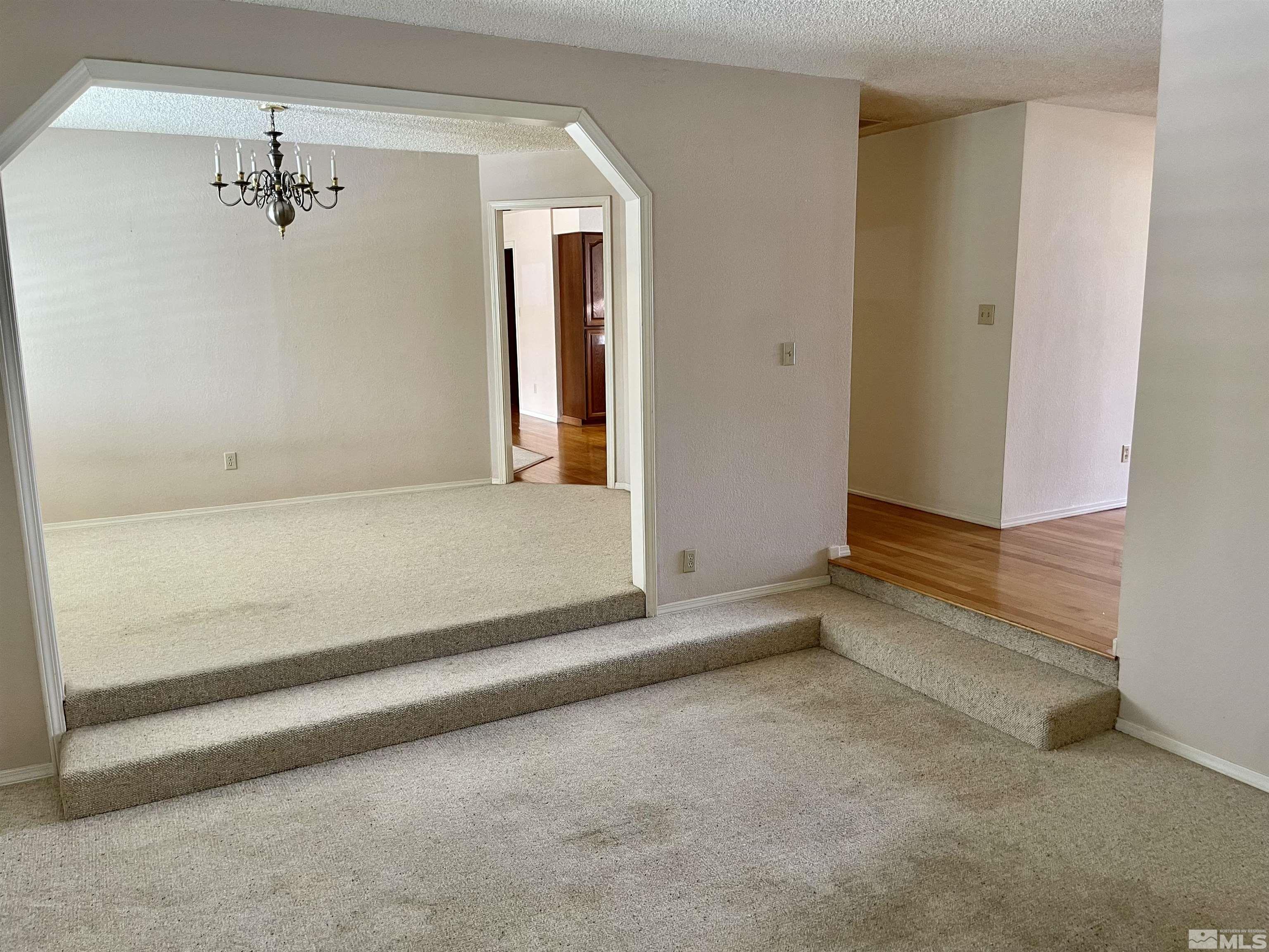 155 Cedar Lane Reno, NV 89521 - Photo 18 of 30 an empty room with a ceiling fan and windows
