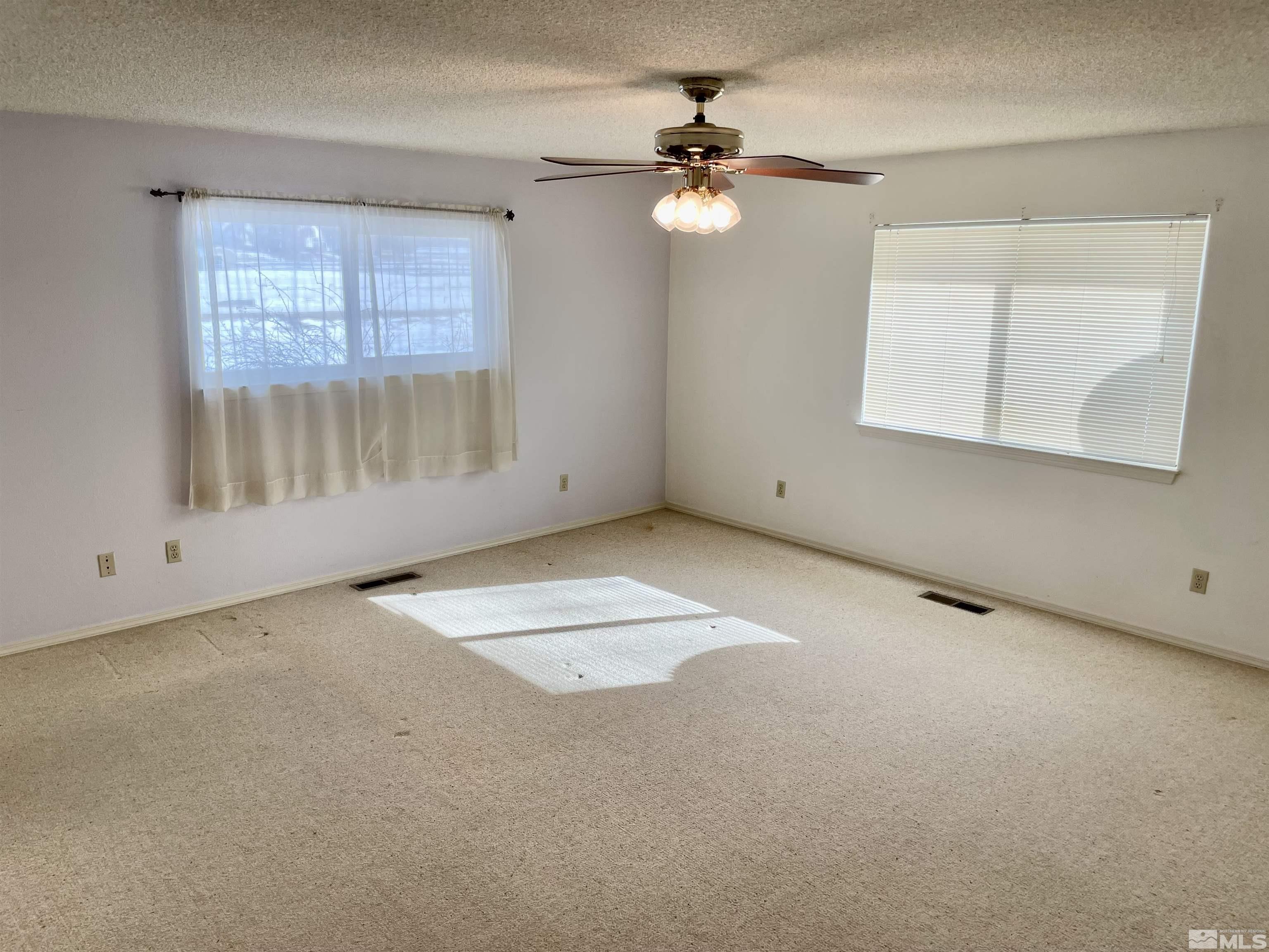 155 Cedar Lane Reno, NV 89521 - Photo 20 of 30 an empty room with windows and fan