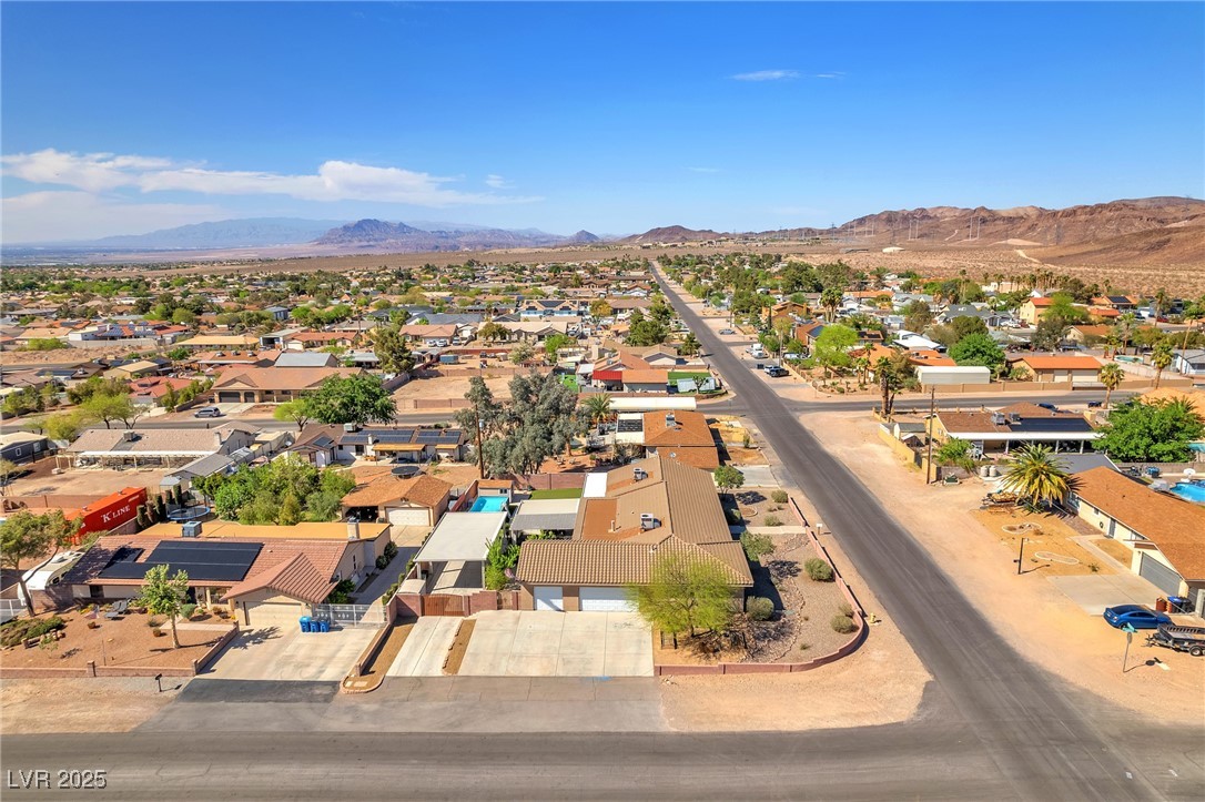 2251 Thoroughbred Road Henderson, NV 89002 - Photo 59 of 60 Drone / aerial view with a mountain view and a residential view