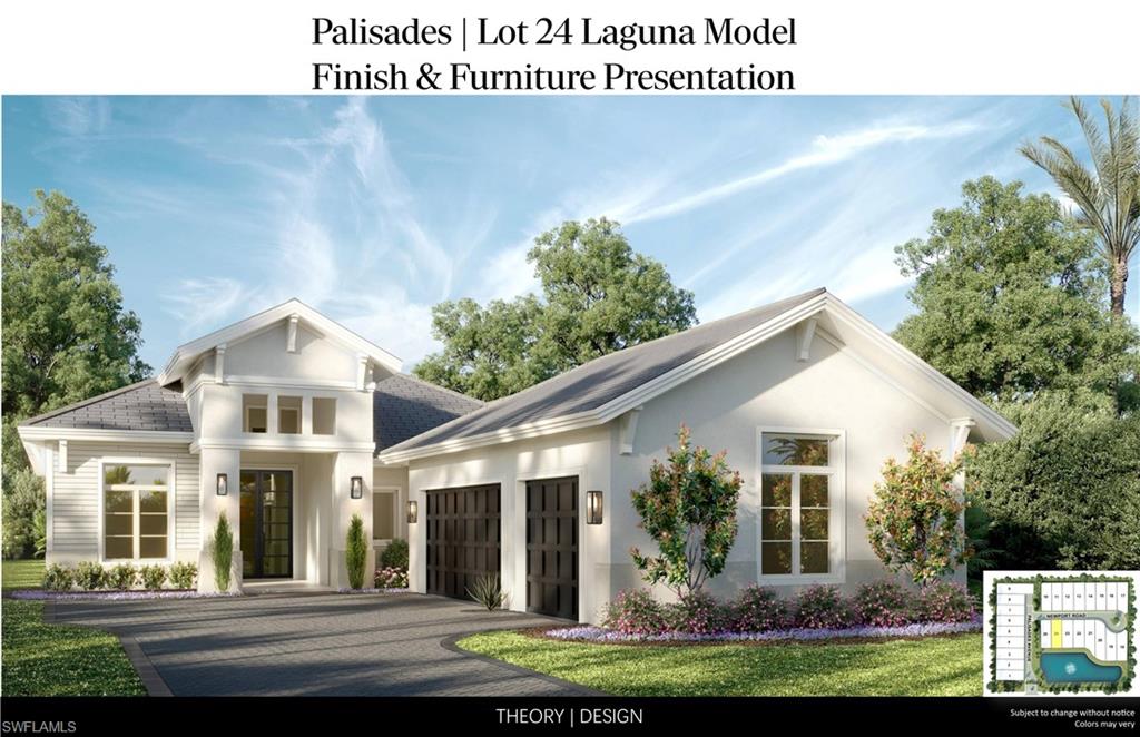 6708 Newport Road Naples, FL 34109 - Photo 32 of 50 a front view of a house with a garden