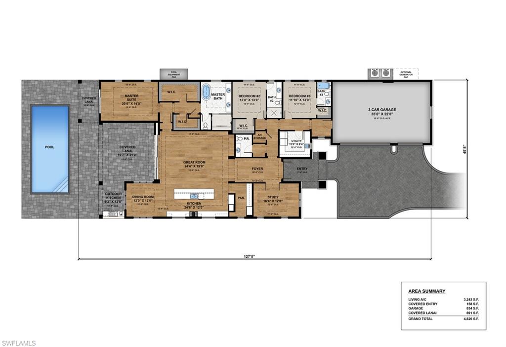 6708 Newport Road Naples, FL 34109 - Photo 48 of 48 View of floor plan / room layout