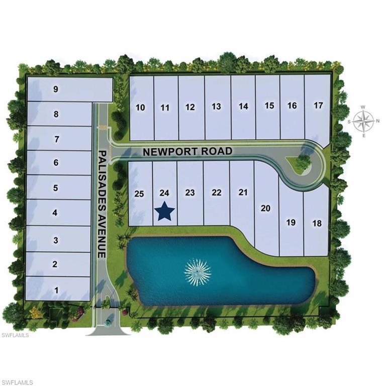 6708 Newport Road Naples, FL 34109 - Photo 8 of 50 an aerial view of a large pool