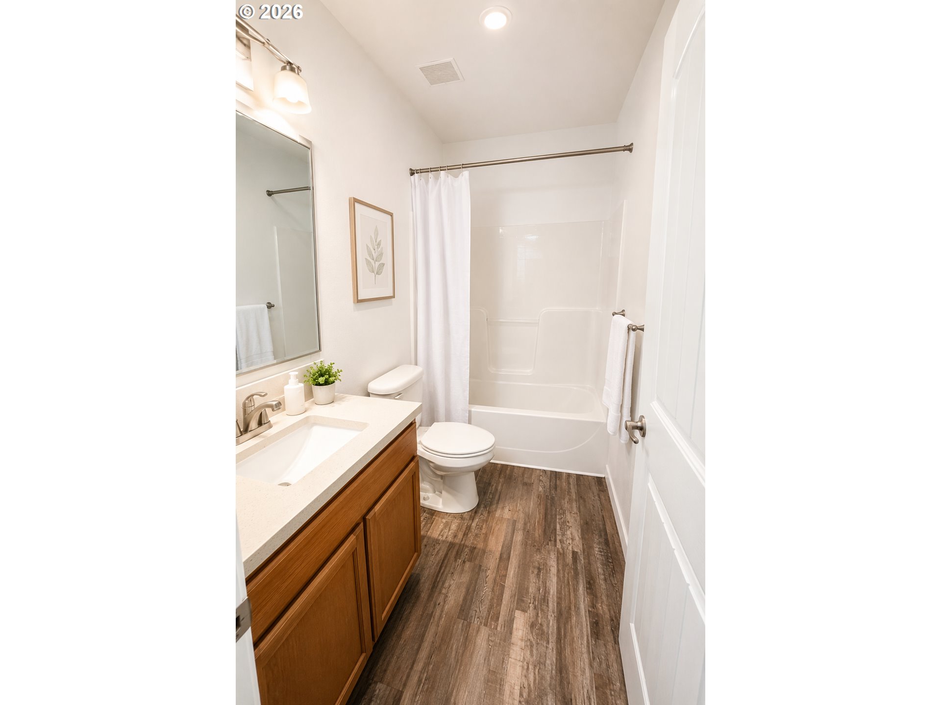 2775 Molalla Road Woodburn, OR 97071 - Photo 37 of 40 a bathroom with a sink a toilet and shower