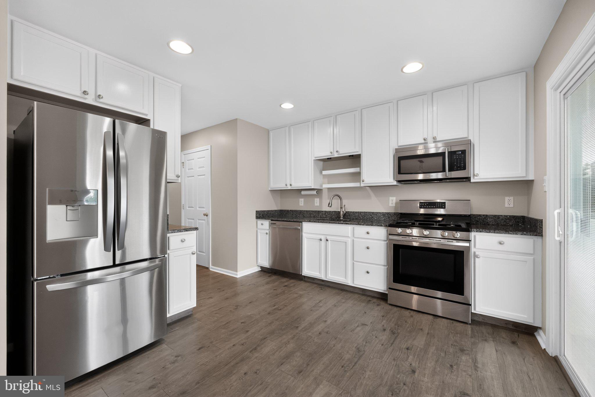 Modern kitchen with sleek finishes.