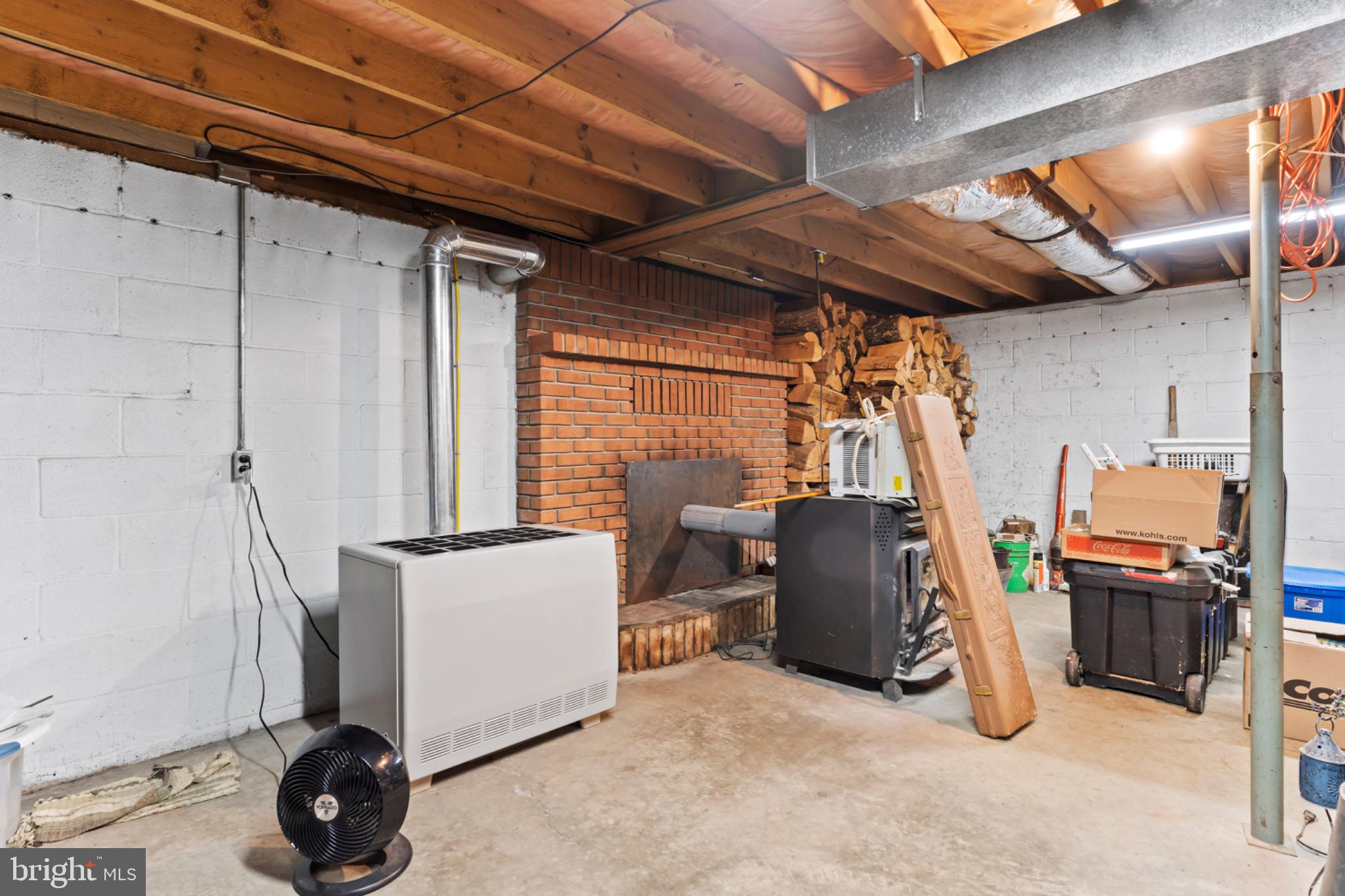 7296 Thompson Road Needmore, PA 17238 - Photo 29 of 40 Spacious basement with rustic charm.