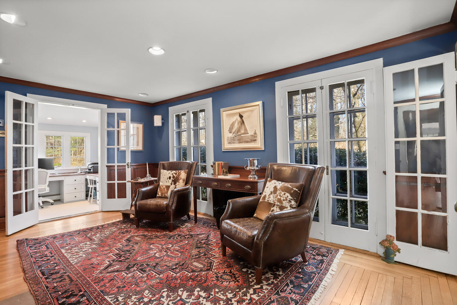 829 Hollow Tree Ridge Road Darien, CT 06820 - Photo 7 of 40 a living room with furniture rug and window