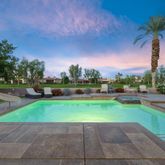 a view of outdoor space and swimming pool