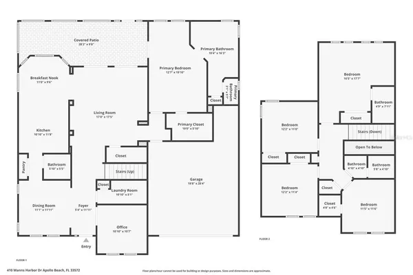 $3,200 | 410 Manns Harbor Drive, Apollo Beach, FL 33572