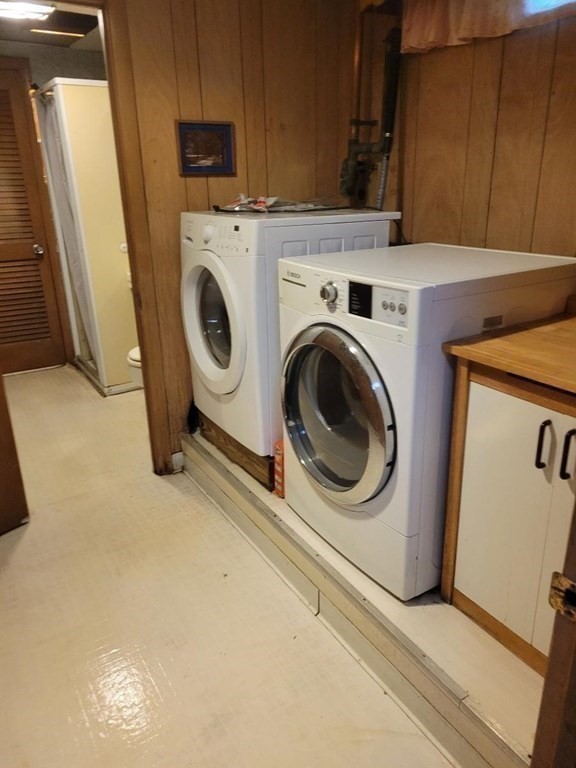 235 Belchertown Road Ware, MA 01082 - Photo 27 of 27 a utility room with dryer and washer