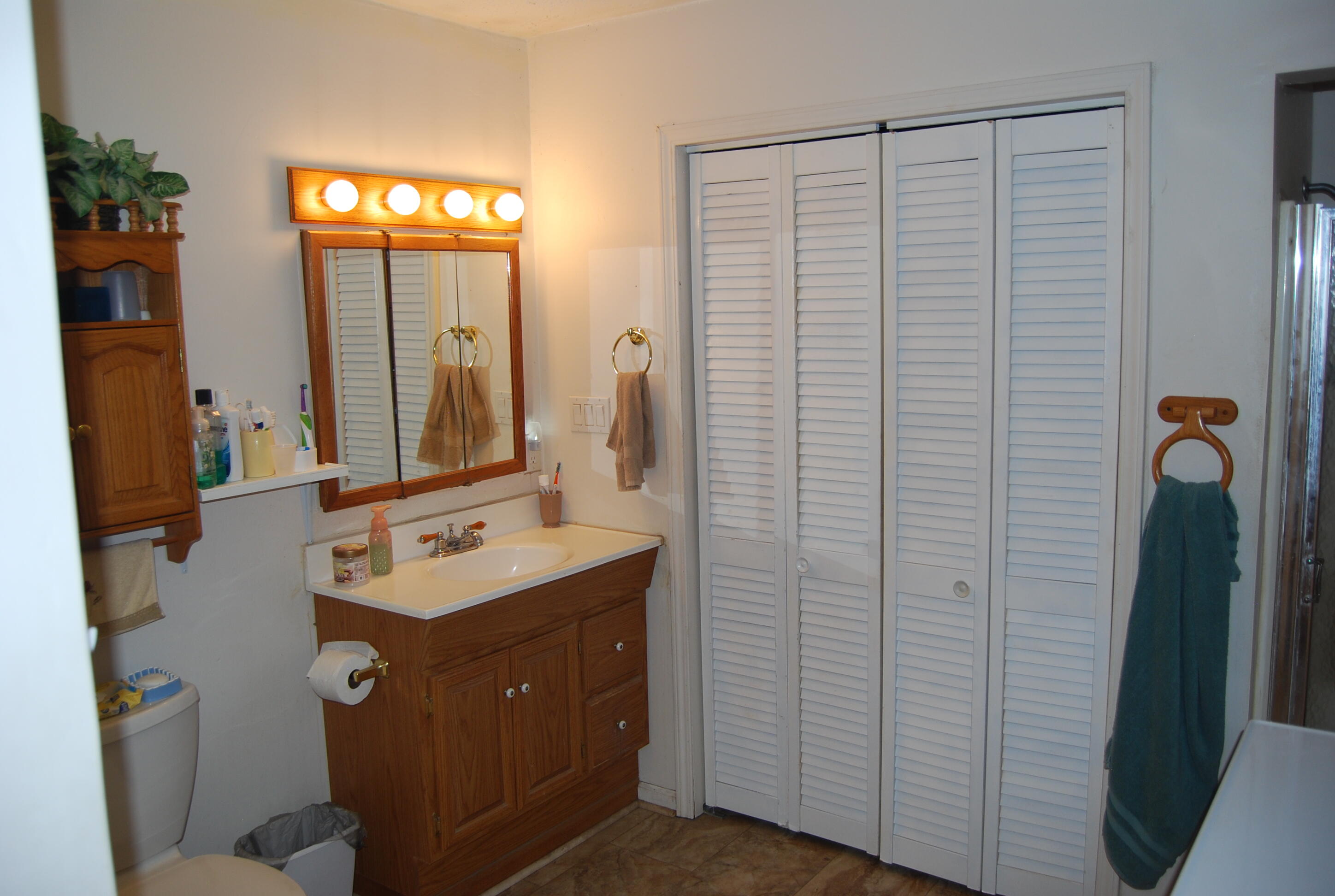 791 Dr Nelson Road DeFuniak Springs, FL 32433 - Photo 22 of 46 a bathroom with a sink a toilet and shower