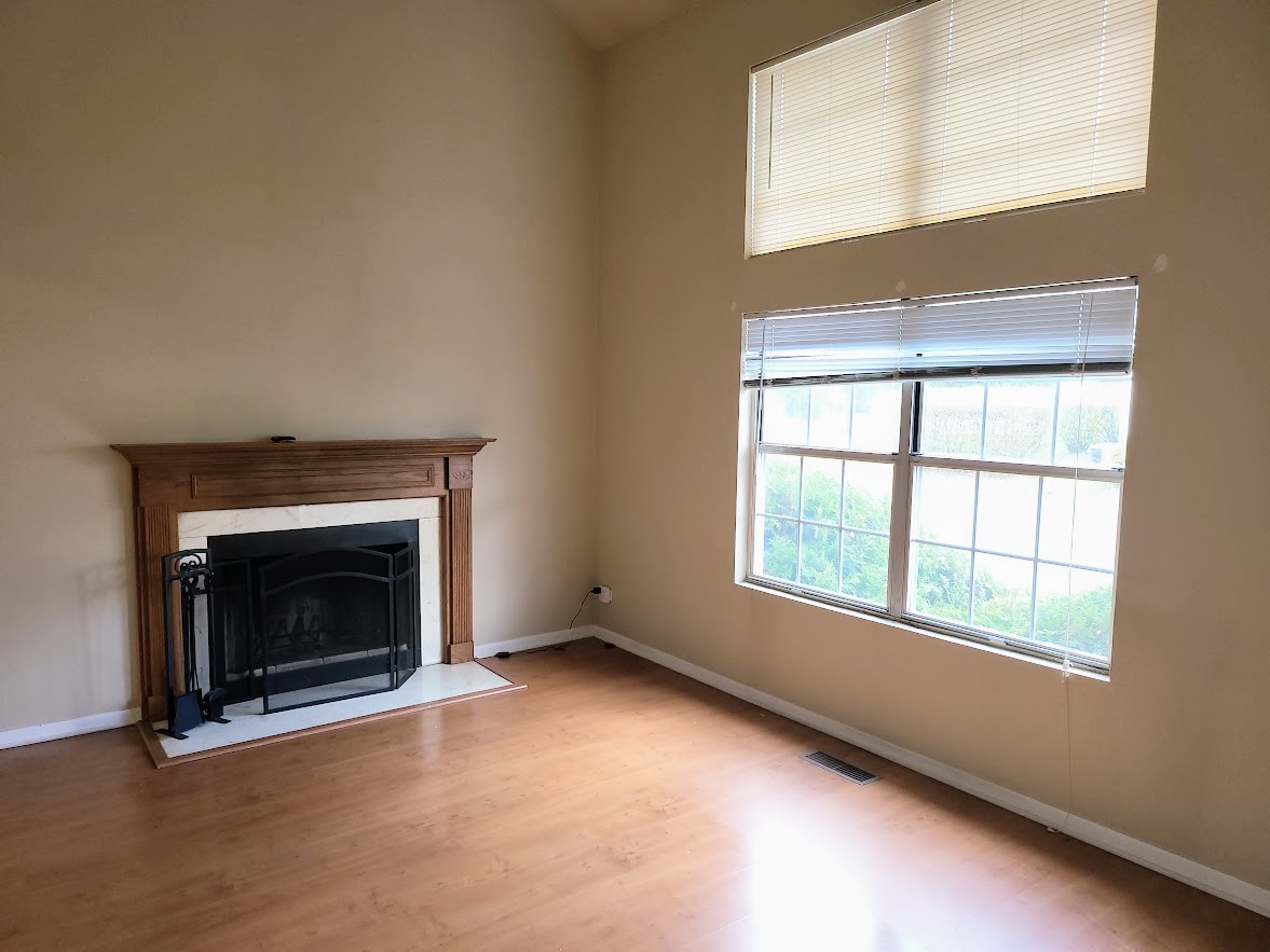 216 Ivy Court Streamwood, IL 60107 - Photo 3 of 14 an empty room with fireplace and windows