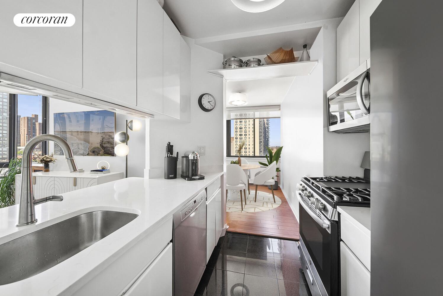 455 East 86th Street, Unit 11AB Manhattan, NY 10028 - Photo 3 of 15 a view of living room with furniture and a fireplace
