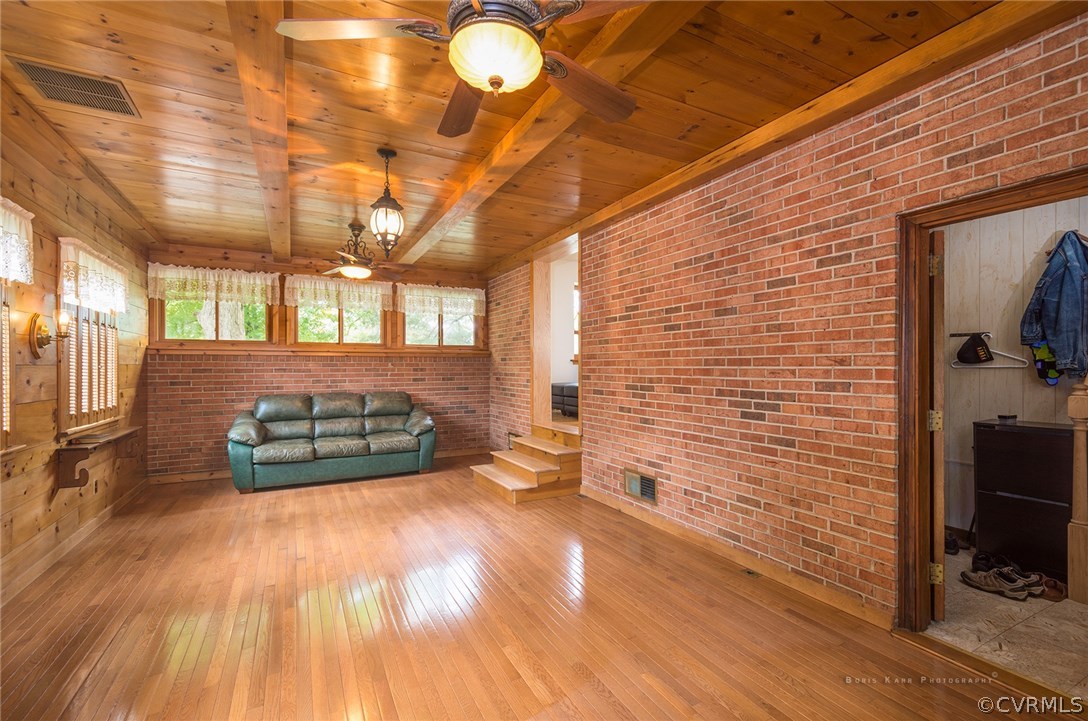 2307 Cranbrook Road Henrico, VA 23229 - Photo 10 of 18 a view of a porch with wooden floor