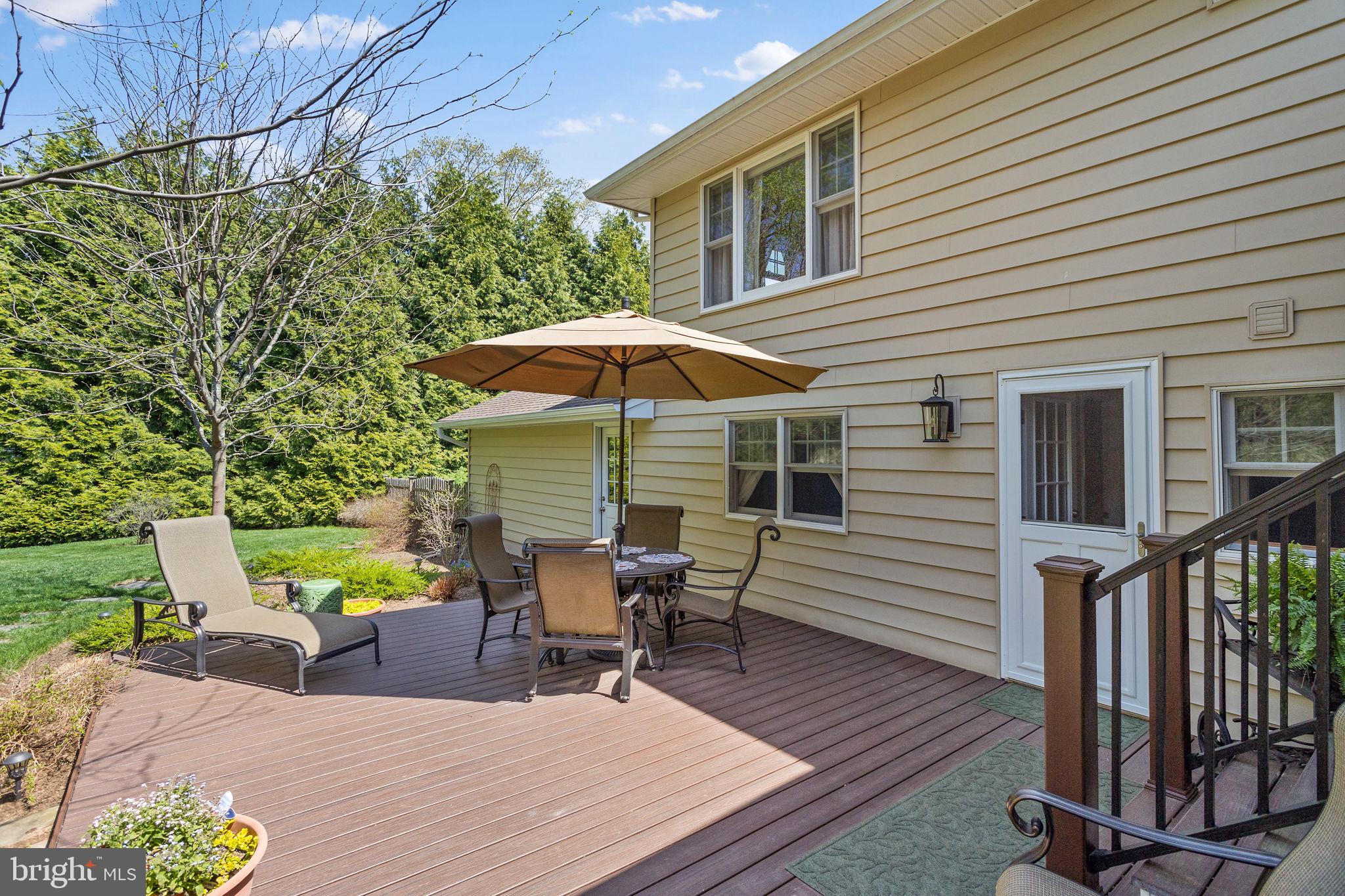3 Sioux Road Pennington, NJ 08534 - Photo 39 of 47 Sunny deck retreat with lush greenery.