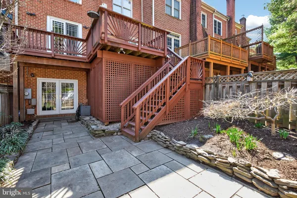 a view of outdoor space and deck