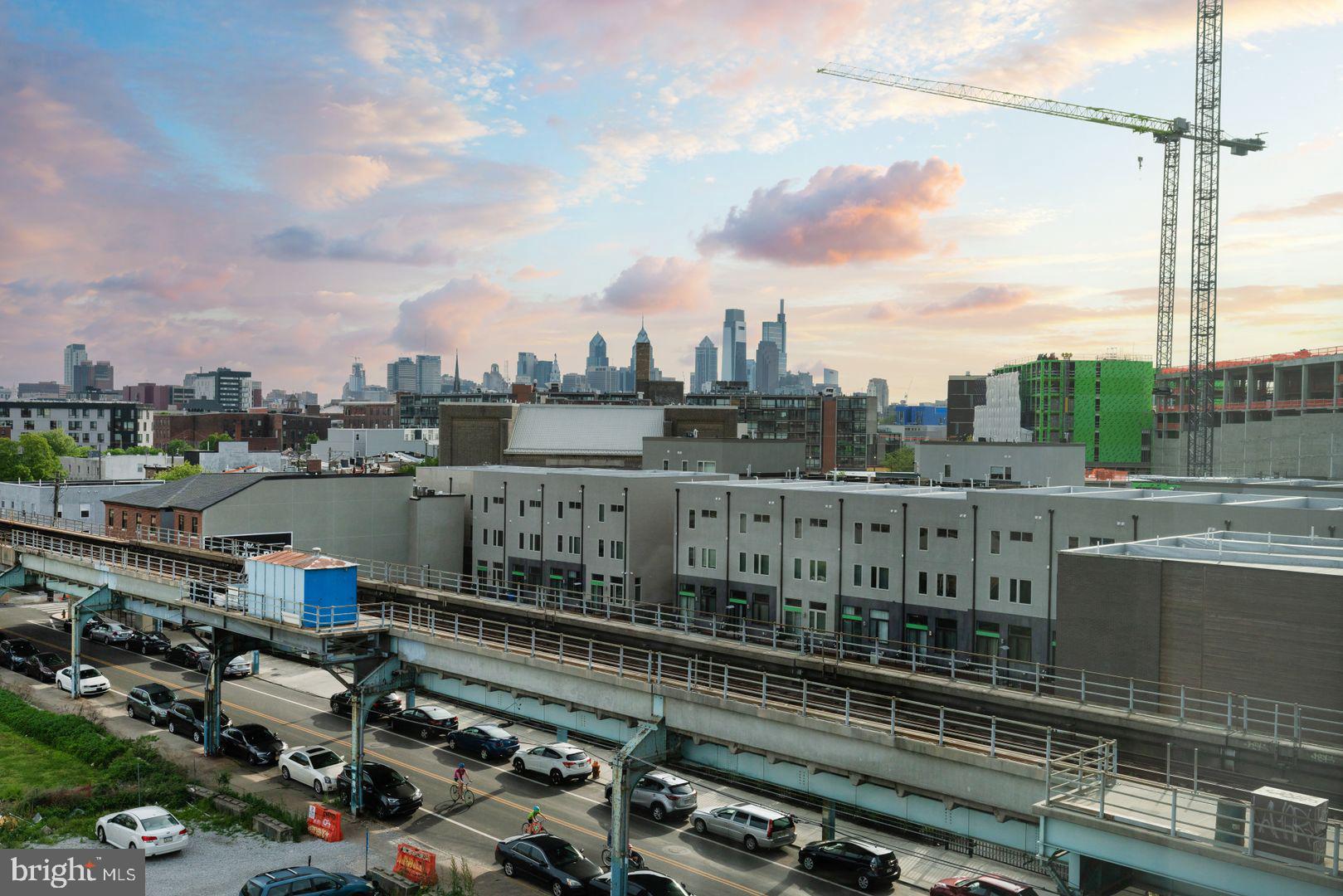 1141 North Front Street, Unit 307 Philadelphia, PA 19123 - Photo 26 of 28 a view of city from a balcony