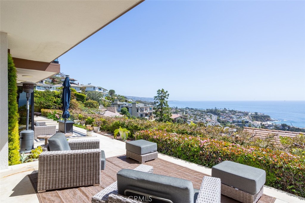 1401 Emerald Bay Laguna Beach, CA 92651 - Photo 21 of 28 a balcony with furniture and city view