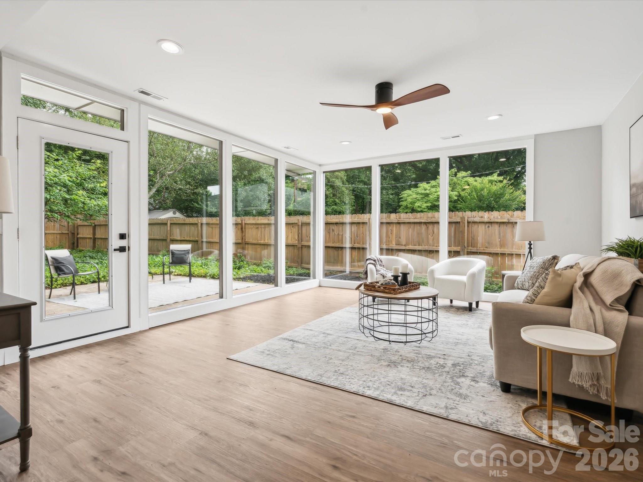 2000 Tyvola Road Charlotte, NC 28210 - Photo 17 of 32 a living room with furniture and a large window