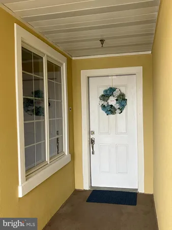 a view of front door
