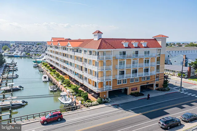 a view of a building with many windows