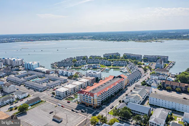a view of city and ocean