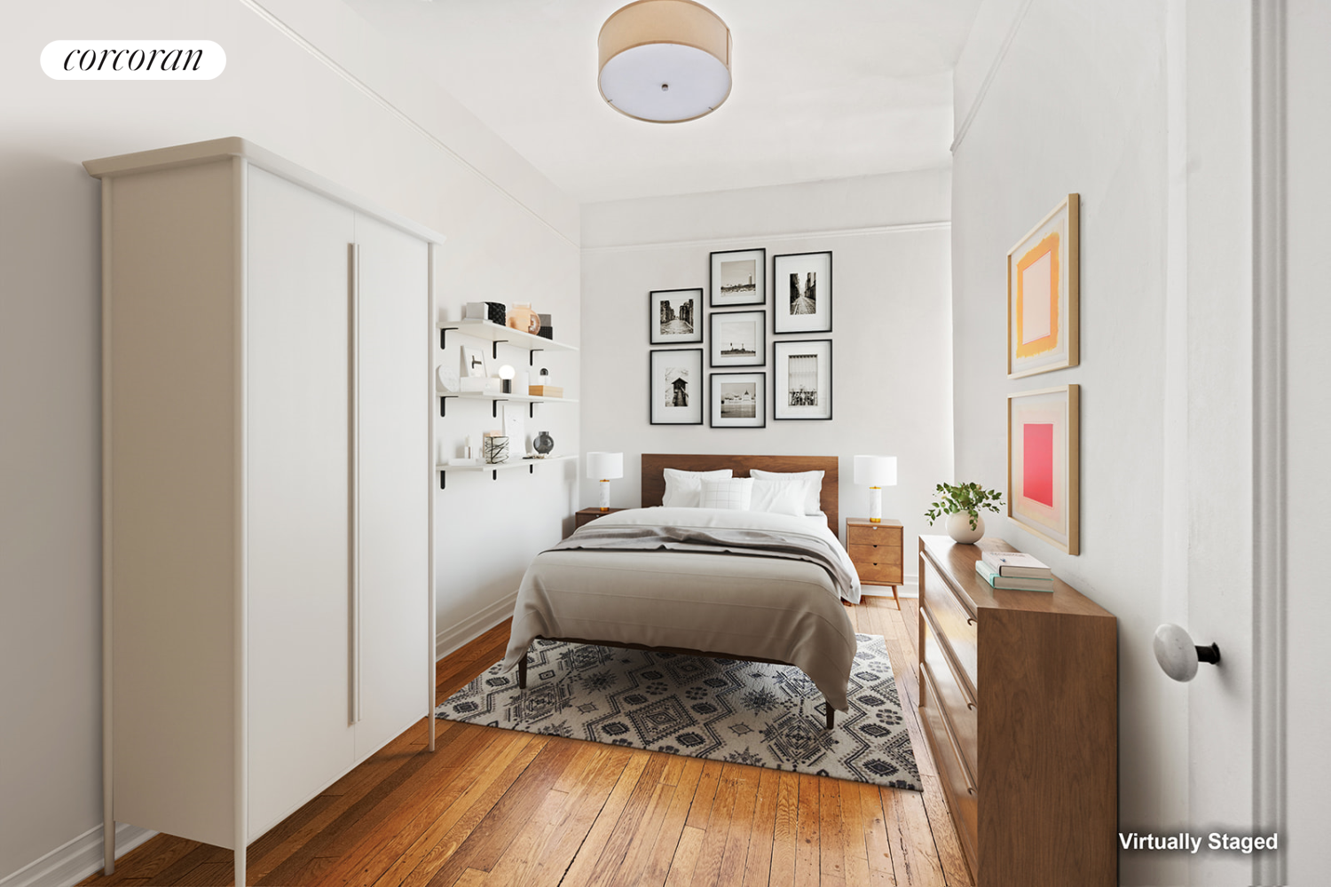 175 Claremont Avenue, Unit 61 Manhattan, NY 10027 - Photo 4 of 7 a bedroom with a bed and a window