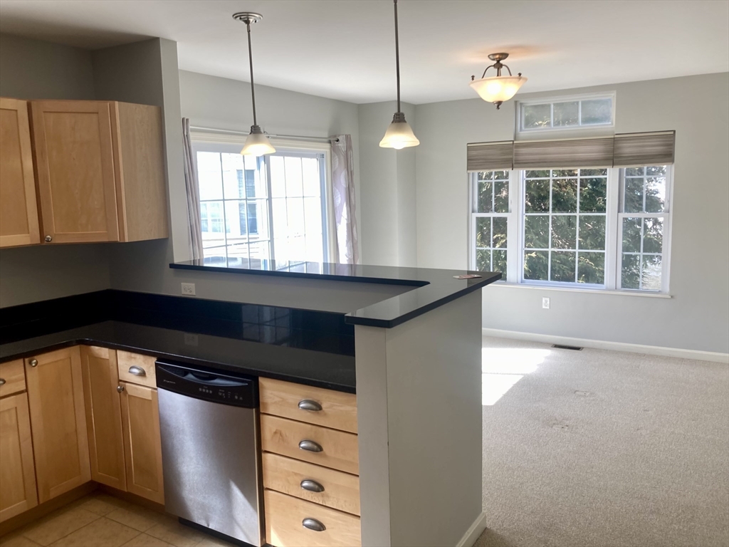 45 Turtle Brook Road, Unit 45 Canton, MA 02021 - Photo 3 of 14 a kitchen with a sink a stove and cabinets